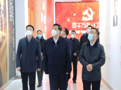 朱朝辉调研优发国际机械复工复产情况