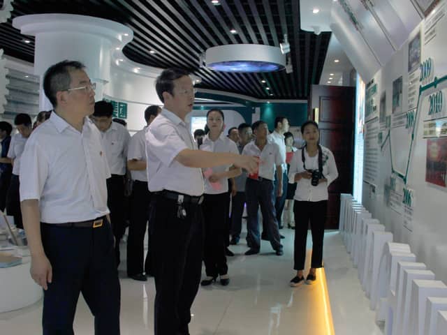 梁山县委常委、组织部部长王建一行莅临优发国际机械调研