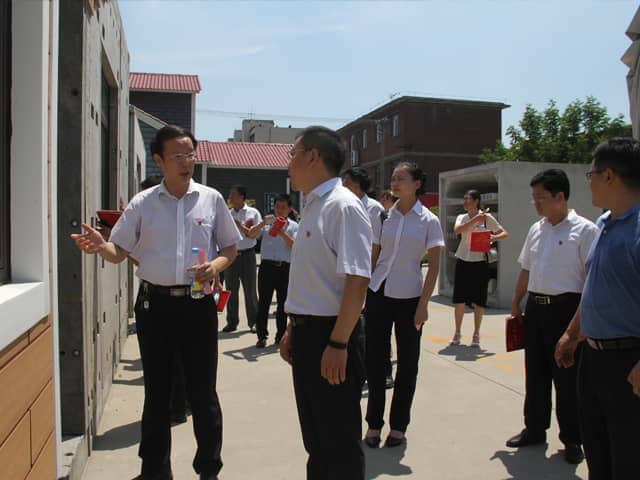 梁山县委常委、组织部部长王建一行莅临优发国际机械调研