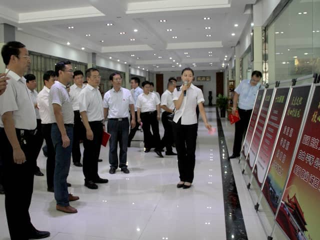 梁山县委常委、组织部部长王建一行莅临优发国际机械调研